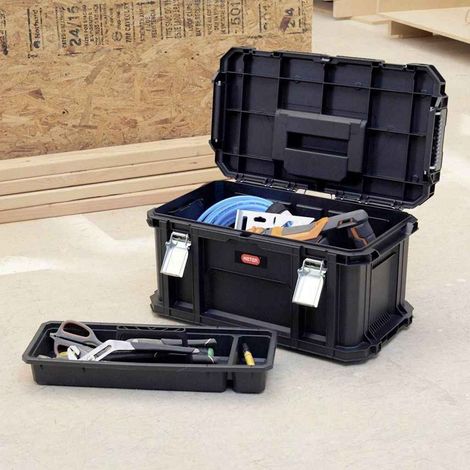KETER 239995 Connect Cassetta porta utensili senza contenuto Nero (1/4)