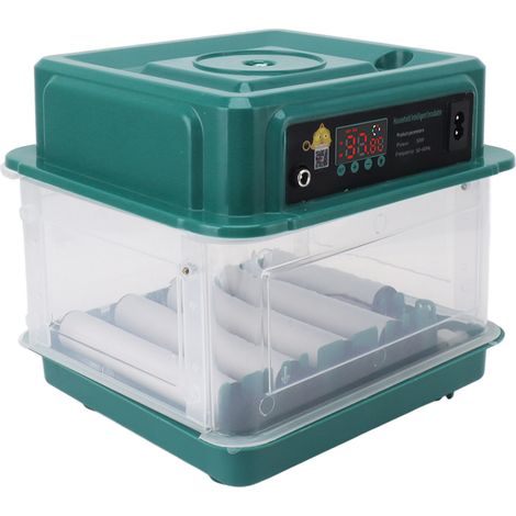 Incubateur d'œufs automatique 12 œufs avec plateau réglable, tourne-œufs pour couveuse domestique, prise UE 220V. (1/5)