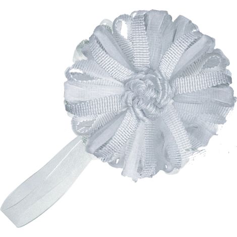 calamita fiore organza e nastro