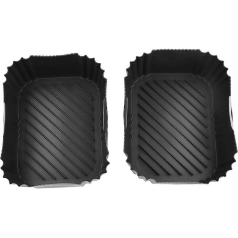 Ensemble de 2 accessoires pour friteuse à air : panier en silicone pour friteuse à air. (1/5)
