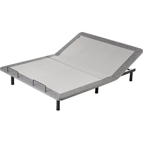 Lattenrost elektrisch verstellbar BRUNOY 160 x 200 cm Grau