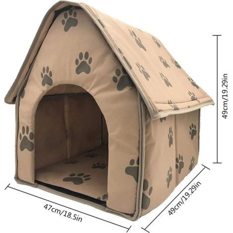 Niche amovible pour animal domestique - Pliable et portable - Pour chien et chat (1/4)