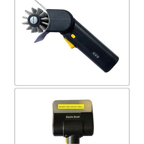 Brosse Électrique pour Barbecue Extérieur, 700-800 Tr/Min, Poils en Acier Inoxydable, Sans Fil, Rechargeable par Câble USB-C (1/5)