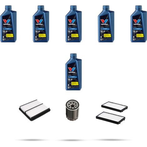 Kit tagliando 3 FILTRI e 6L OLIO compatibile con Mazda 3 (BL) 2.3 Turbo 191kw dal 2009 (1/5)