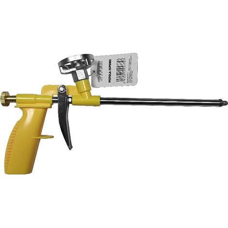 Pistola de Espuma PU con Cuerpo de Plástico y Regulador de Metal