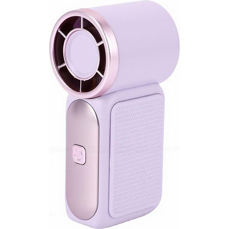 Portable Handheld Fan for Travel, Outdoor Use (Light Purple) (1/5)