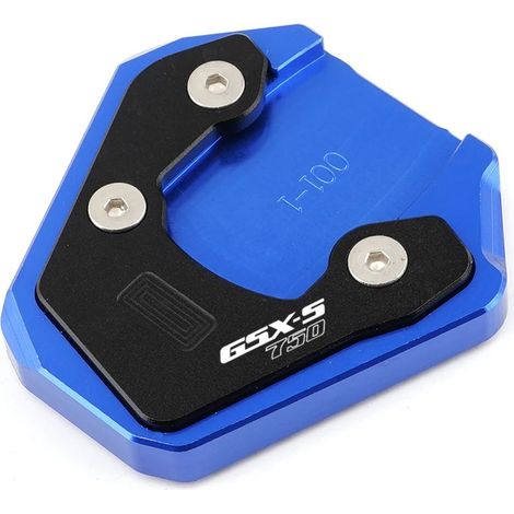 (Bleu) Compatible avec Suzuki GSX-S750 GSXS GSX-S GSX S 750 GSXS750 2017 2018 2019 Accessoires moto Béquille latérale Extension de béquille maxpower (1/4)