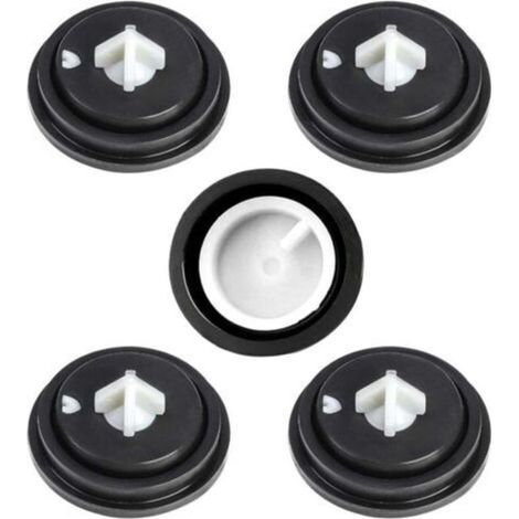 Lot de 5 rondelles à membrane pour soupape de chasse d'eau, membranes pour soupape à flotteur, réparation facile de la chasse d'eau (1/4)