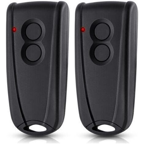 Télécommande Portail Garage pour EcoStar RSC2-433 RSE2-433 RSZ1-433, Compatible avec Hormann Ecostar Liftronic/TUBAUTO EuroPro 500/700/800 Portronic D2500/D5000/S4000, 2 Pièces (1/5)