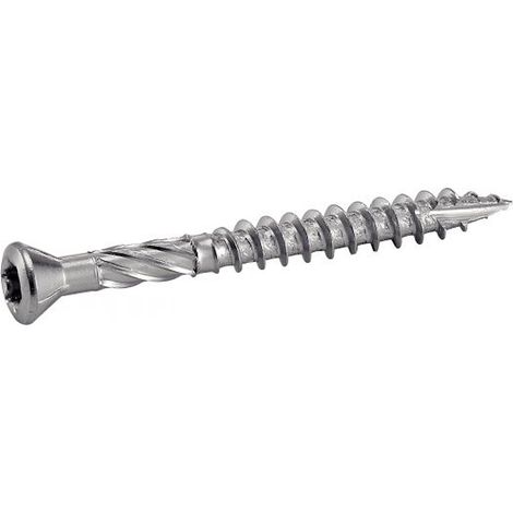 Vis terrasse tête fraisée bombée six lobes - AISI410 5x80 mm - Boîte de 100 (1/3)