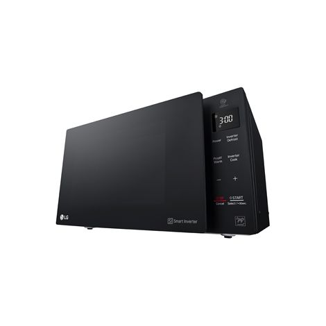 LG Micro-ondes MH6535GIS Pose libre 25 L 1450 W Gril Noir