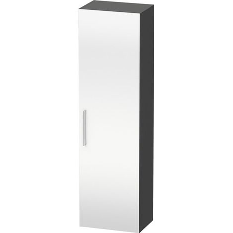 Gabinete alto Duravit Vero, 1176, bisagra de la puerta derecha, 500mm, Color (frente/cuerpo): Grafito Mate Decoración - VE1176R4949