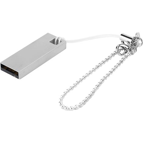 MAIKOU Mini-USB-Stick aus Metall, 64 GB, mit Handschlaufe, USB 2.0 (1/5)
