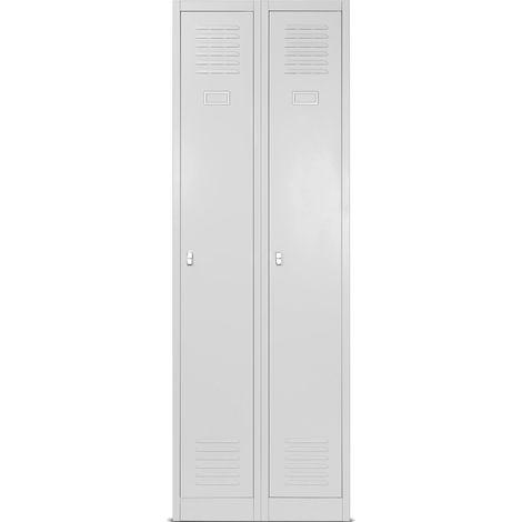 Armoire industrielle en métal pour les documents KACPER II, 600 x 1800 x 500 mm, gris (1/4)