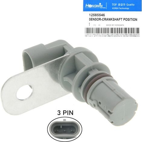 Capteur de position de vilebrequin 12585546 compatible avec les pièces automobiles Chevrolet, Buick et Cadillac (1/5)