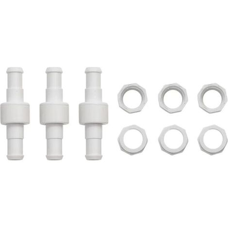 Ineasicer Pool Cleaner Tuyau Pivotant Roulement Billes D20 Remplacement pour Polaris 180 280 380 3900 Pool Cleaner Roulement Billes Pivotant D20 D15 Lot de 3 en Blanc (1/5)