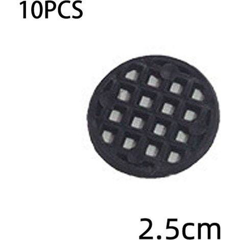 Tamis De Drainage Pour Pot A Fleurs - Grille Ronde En Plastique Noir - Pour Empêcher La Terre De S'écouler - 10 Pièces (1/5)