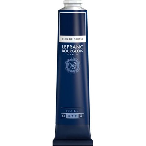 Peinture à l'huile en tube bleu de prusse 150ml - Lefranc & Bourgeois