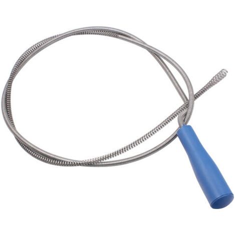 Ahlsen Déboucheur canalisation furet déboucheur de tuyau lavabo canalisations flexibles le tuyaux d'évacuation wc deboucheur evier toilette Diamètre 7mm, longueur 5M (1/4)