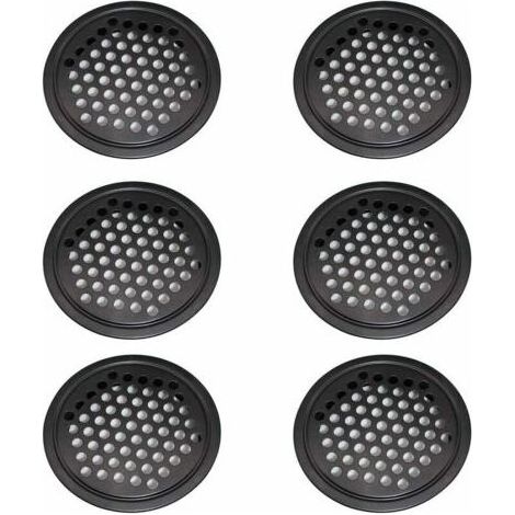 6PCS Grille de Ventilation L'armoire- 60 mm Grille Ventilation Ronde Peut ê Utilisé Dans le Garage, Salle de Bain la Chambre (1/5)