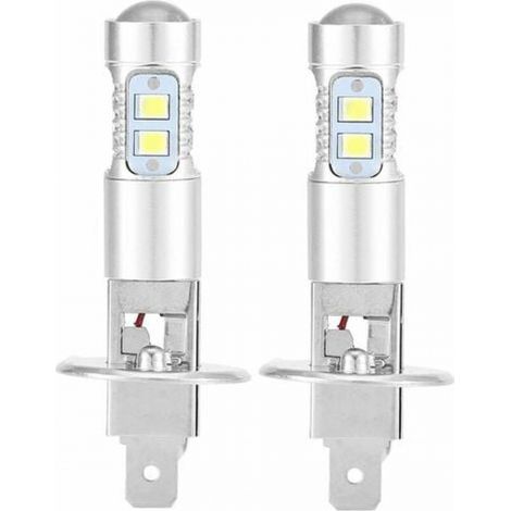 YMYNY Headlight Bulbs, 2x H1 6000K Ultra White 100W LED Headlight Bulbs Kit for Low Beam