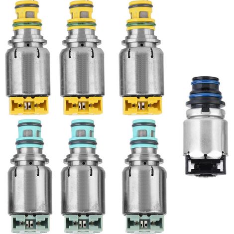 Satz mit 7 Getriebemagnetventilen für Chevy Cruze, LaCrosse, Malibu 6T45E, 6T40 (1/5)