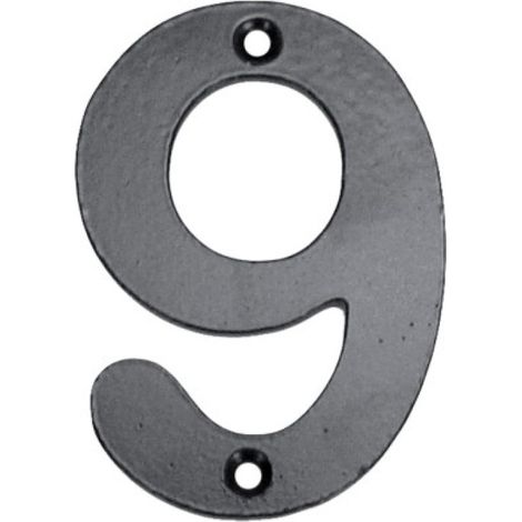 Numero señal atorn. 100mm "9" forjado ne el zorro
