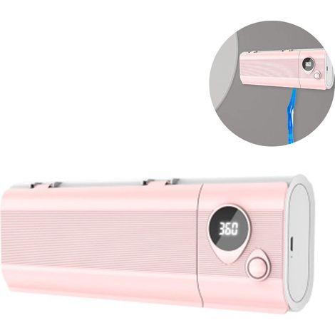 Stérilisateur de brosses à dents intelligent, support mural pour salle de bain avec fonction de minuterie, organisateur de brosses à dents pour femmes, bébés et toute la famille. (1/4)