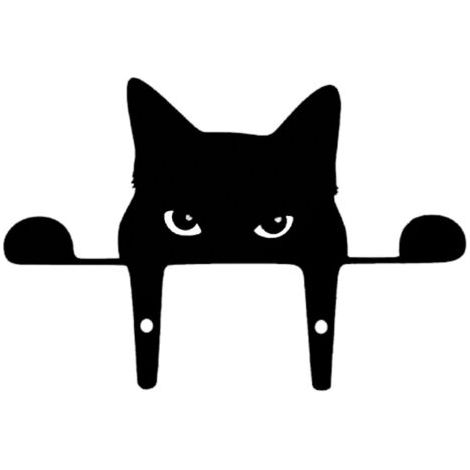 Guckende Katze, Katzengarten Dekoration, Katzenskulptur Dekor für Hof, Gartendekorationen, realistische Tier Silhouette Hof Kunst Katze Dekor für Boden, Rasen, Garten, Gehweg (1/5)