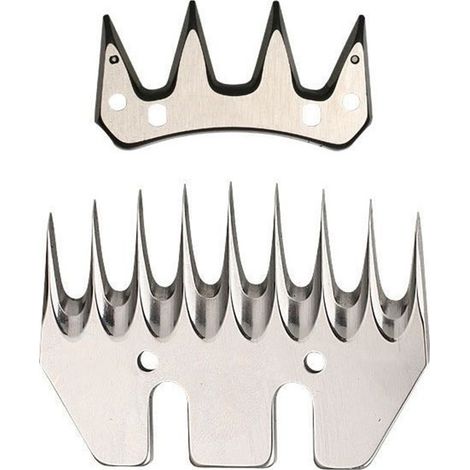 Lames de rechange pour tondeuses à moutons, en acier inoxydable, droites, 13 dents, pour peigne électrique en laine, pour tondeuses à chèvres (1/5)