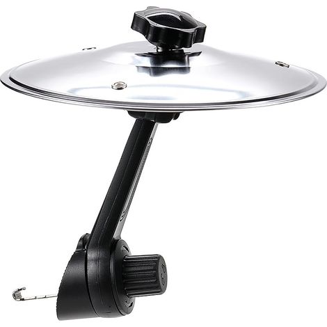 Cymbale de voiture, mini-tambour en métal pour grille d'aération du tableau de bord, instrument de musique amusant et gadget. (1/3)