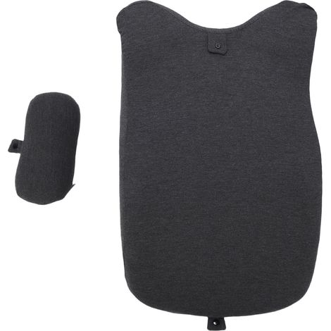 Oreiller ergonomique multifonctionnel en mousse à mémoire de forme, lavable, pour lit, position assise ou lecture. (1/5)