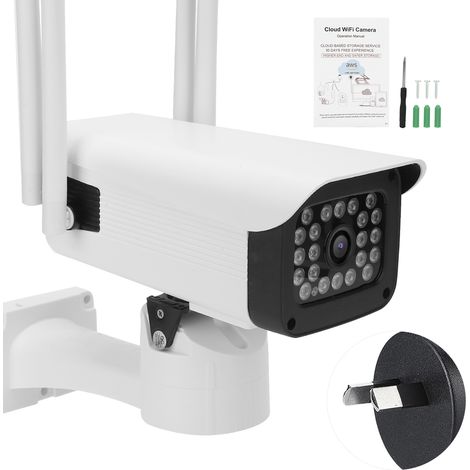 Caméra de sécurité 1080P avec 22 LED, détection de mouvement WiFi, interphone bidirectionnel, vision nocturne, système de surveillance 100-240V prise AU (1/5)