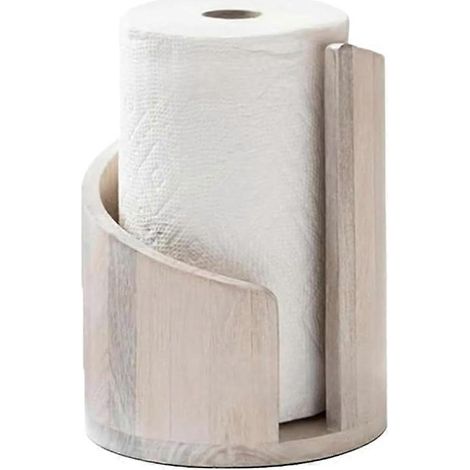Bergförmiger Papierhandtuchhalter für die Küchentheke mit rundem Sockel und Eisengestell, spiralförmige dekorative Aufbewahrungsbox für Zuhause. (1/5)