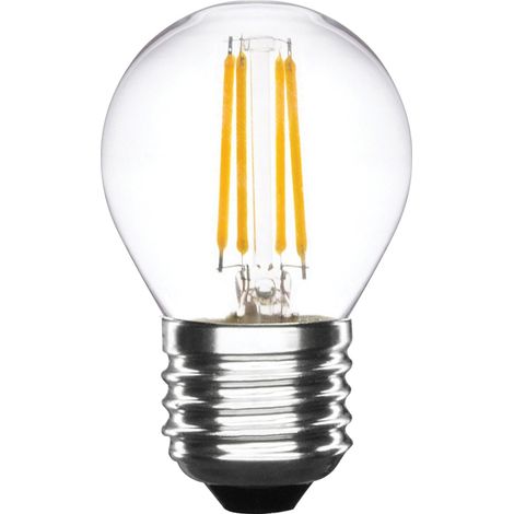 Ampoule Led G45 À Filament Transparent 6W 810Lm 4000K E27, Classe Énergétique D, Lumière Naturelle À 360°, Haute Efficacité 25 000 Heures (1/3)