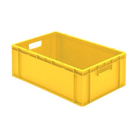 Transport-Stapelkästen, gelb Maße in mm (BxTxH): 600 x 400 x 210