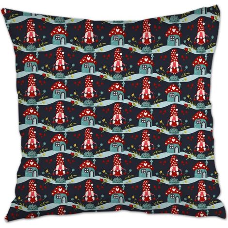 Housse de coussin 45x45 cm carrée cachée zippée pour chambre à coucher salon (1/5)