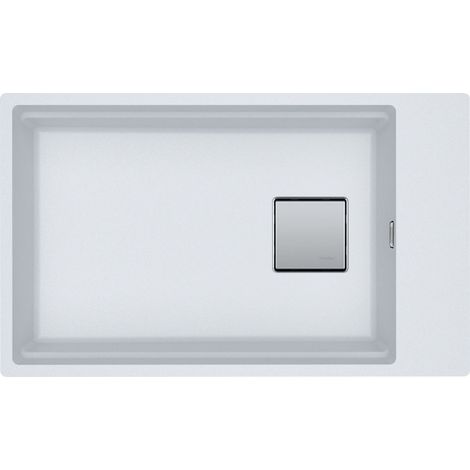 Cuve Kubus 2.0 Fragranit KNG 110-62 - Blanc Artic - Manuel - 760 x 460 x 200 mm (sous-meuble 80 cm) - Franke (1/2)