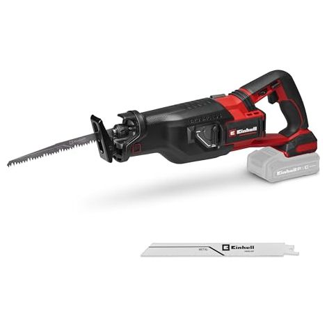 Einhell Professional sierra universal con batería TP-AP 18/32 Li BL-Solo PXC (18V, 1300 W, Brushless, 32 mm altura de carrera, 300 mm profundidad de corte en madera, 2 hojas de sierra, sin batería)
