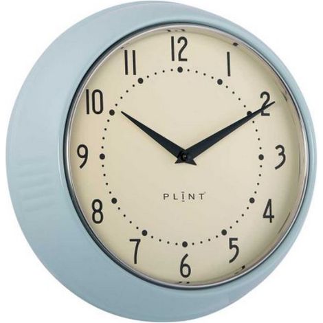 Clocks - Metal/Glass - L23 x W7 x H23 cm - Ice Blue