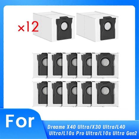 Lot de 12 sacs à poussière jetables de 3,2 L pour aspirateur (1/5)