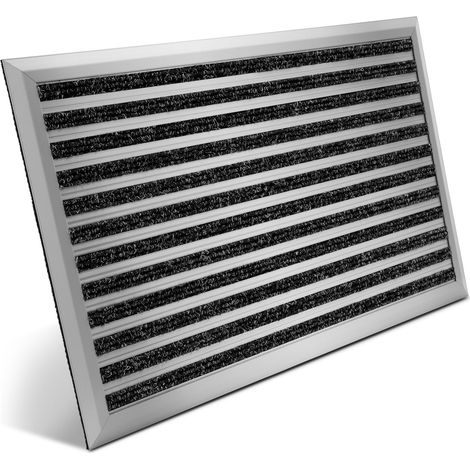 Fußmatte Außen AluGant, 40x60cm, Silber