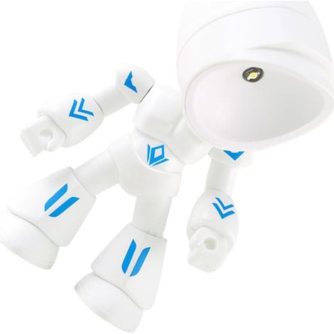 Veilleuse de Chevet Robot en Pvc Blanc pour Chambre D'garçon et Filles (1/5)