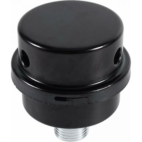 Silenciador de compresor de aire, conexión roscada de 1/2 pulgada, silenciador de filtro de entrada de filtro de aire con reducción de ruido para compresores de aire sin aceite (1/5)