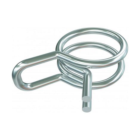 25 pz fascetta di tenuta p/tubo trasparente  Diam. 10 mm SAUERMAN