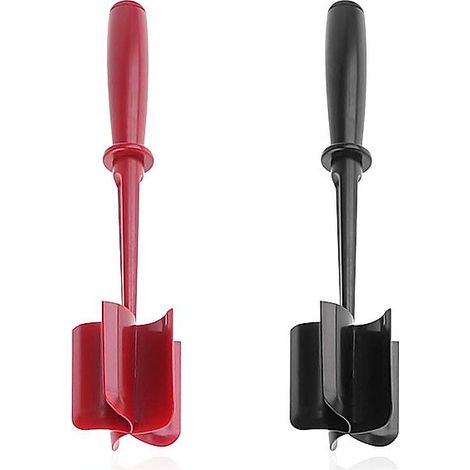 Broyeur manuel multifonction résistant à la chaleur pour viande et cuisine, lot de 1, noir (1/5)