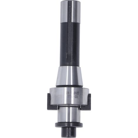 Mandrin porte-fraise R8 adaptateur manchon acier molybdène haute dureté, fixation outil fraisage, tige 31,75 mm, usage professionnel (1/5)