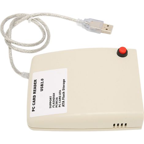 Lecteur de carte PCMCIA 68 broches USB 2.0, plug and play, transfert rapide 20 Go, durable, pour ordinateur portable et bureau (1/5)