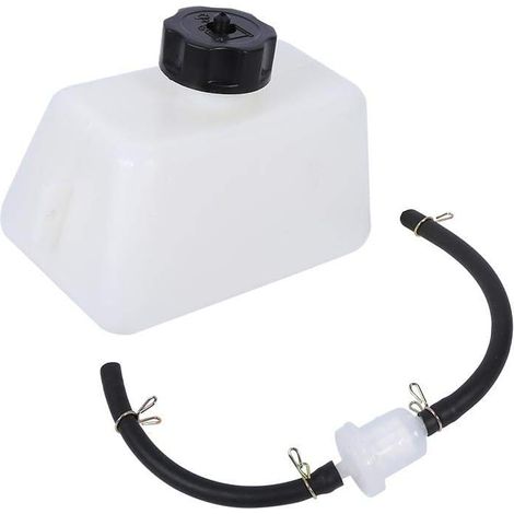Gas Fuel Filter Tank, Motorcycle Portable Mini Moto Auxiliary Air Parking Heater Gas Fuel Tank & Hose Line for 2 Stroke Mini Moto Kids Dirt Pocket Bike