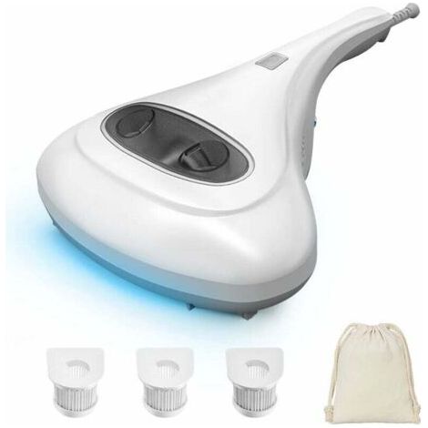 Nettoyeur pour matelas, Aspirateur matelas textiles avec lumière de stérilisation UV, Sans sac, Filtre HEPA lavable, Avec câble (1/5)